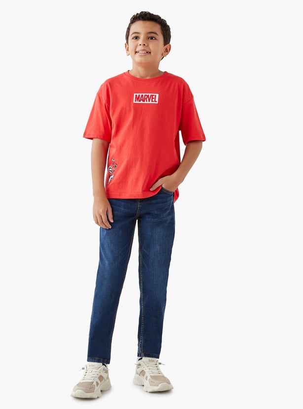 Juniors Boys Washed Jeans