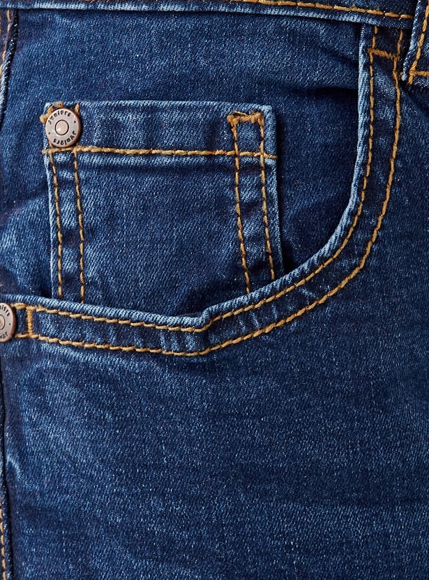 Juniors Boys Washed Jeans
