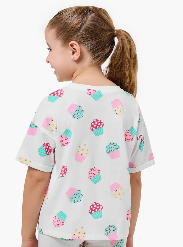 Juniors Graphic Print T-shirt