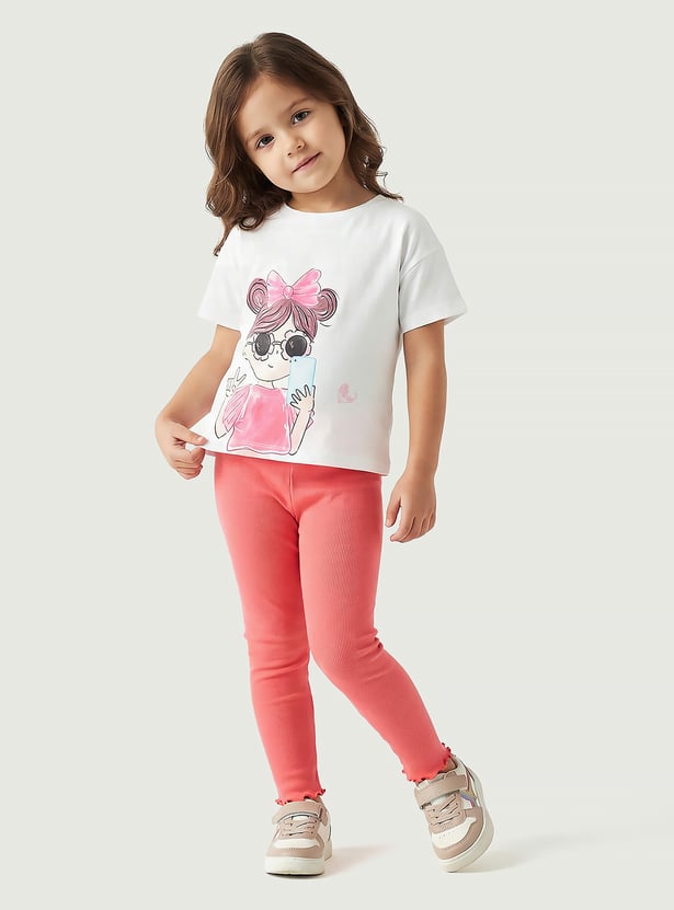 Juniors Graphic Print T-shirt