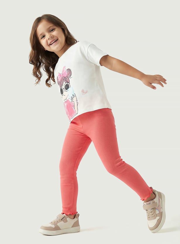 Juniors Graphic Print T-shirt