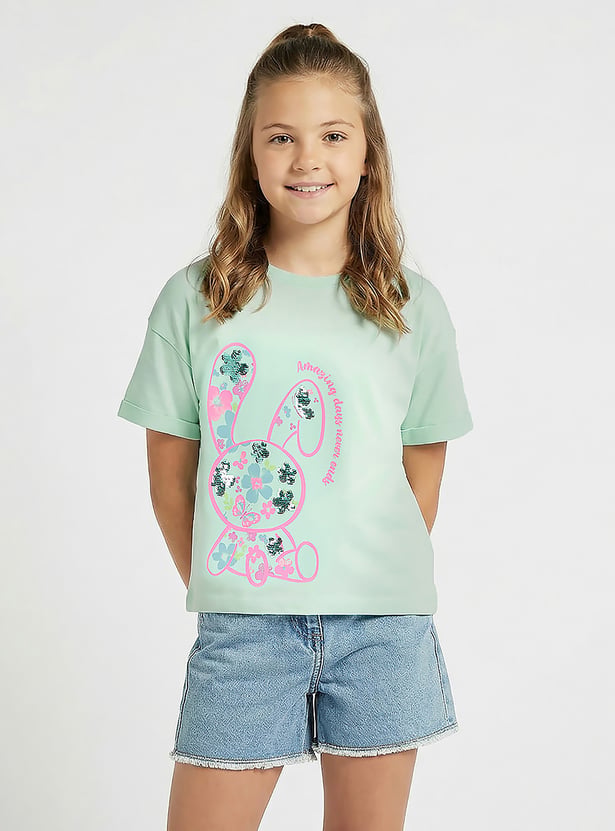 Juniors Embellished T-shirt