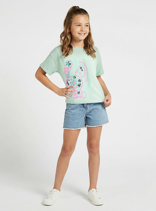 Juniors Embellished T-shirt