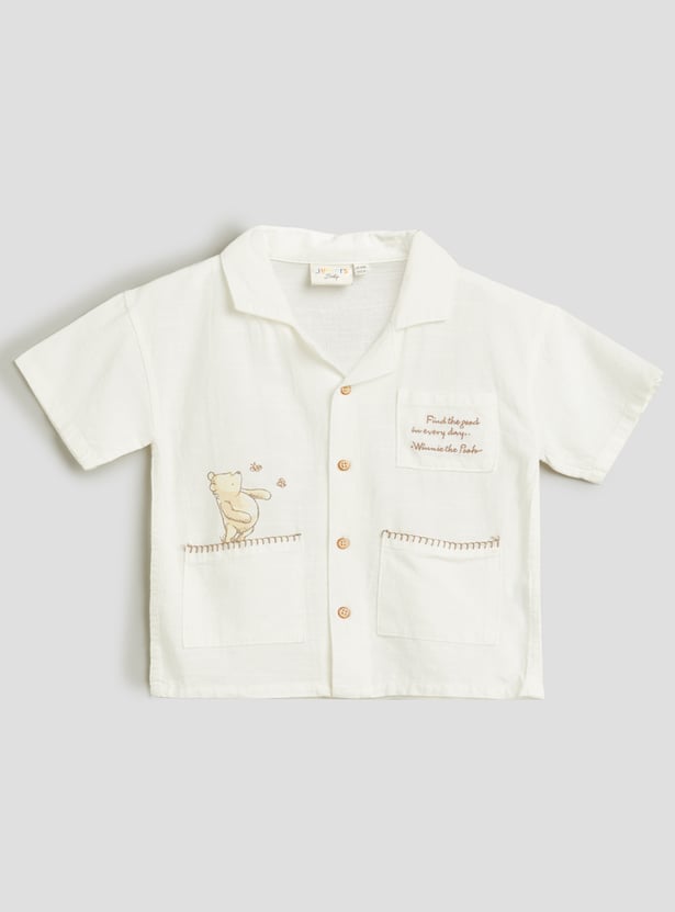 Juniors Printed Shirt and Shorts Set