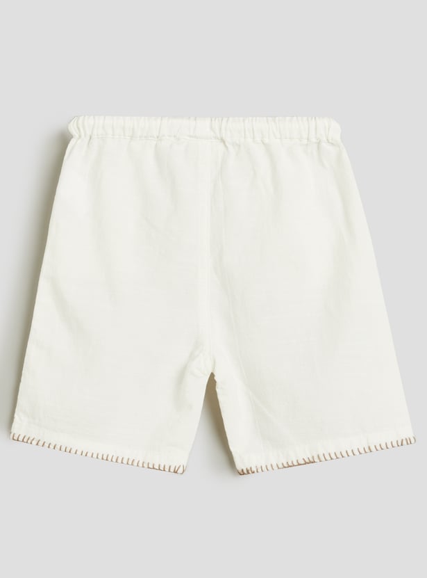 Juniors Printed Shirt and Shorts Set