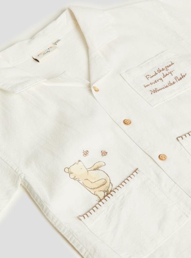 Juniors Printed Shirt and Shorts Set