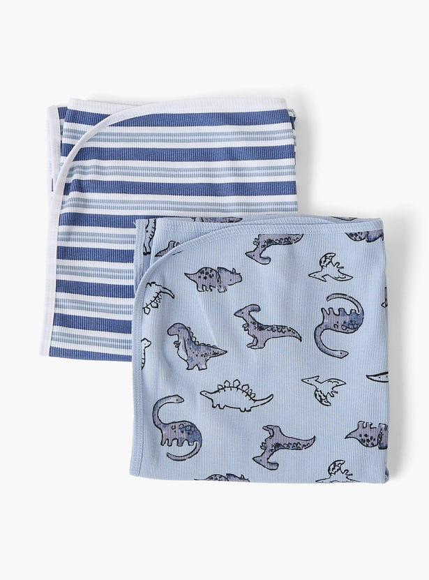 Juniors Assorted Receiving Blanket - Pack of 2
