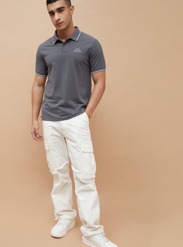 KAPPA Solid Polo T-shirt