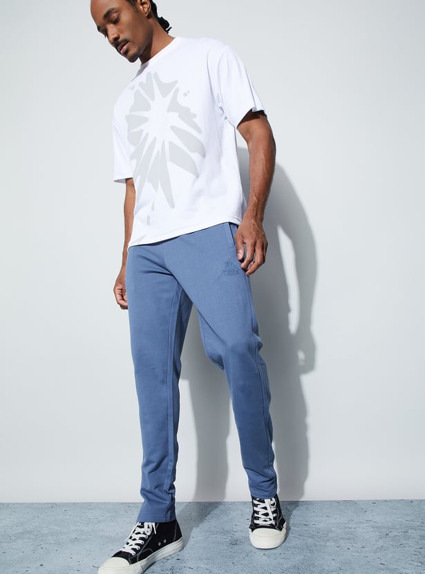 KAPPA Solid Slim Fit Track Pants