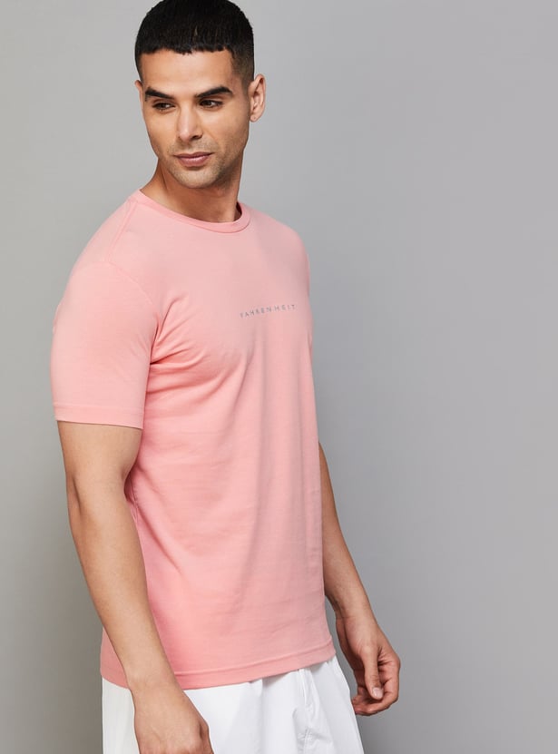 FAHRENHEIT Brand Print Slim Fit T-shirt - Pack of 3