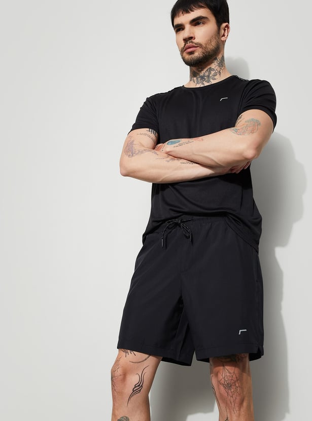FAME FOREVER ACTIVE Solid Regular Fit Shorts