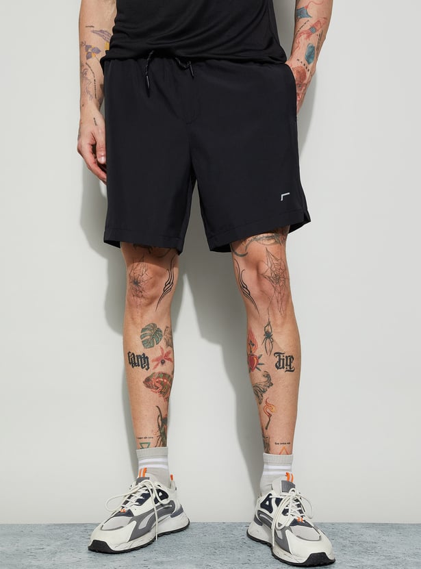 FAME FOREVER ACTIVE Solid Regular Fit Shorts