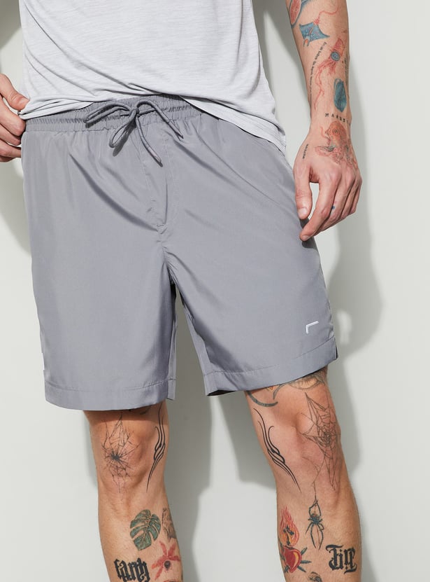 FAME FOREVER ACTIVE Solid Regular Fit Shorts