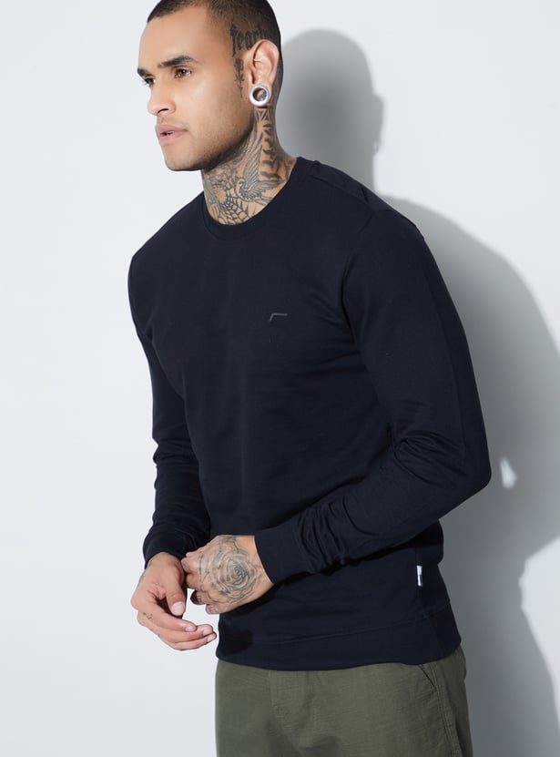 FAME FOREVER Solid Sweatshirt