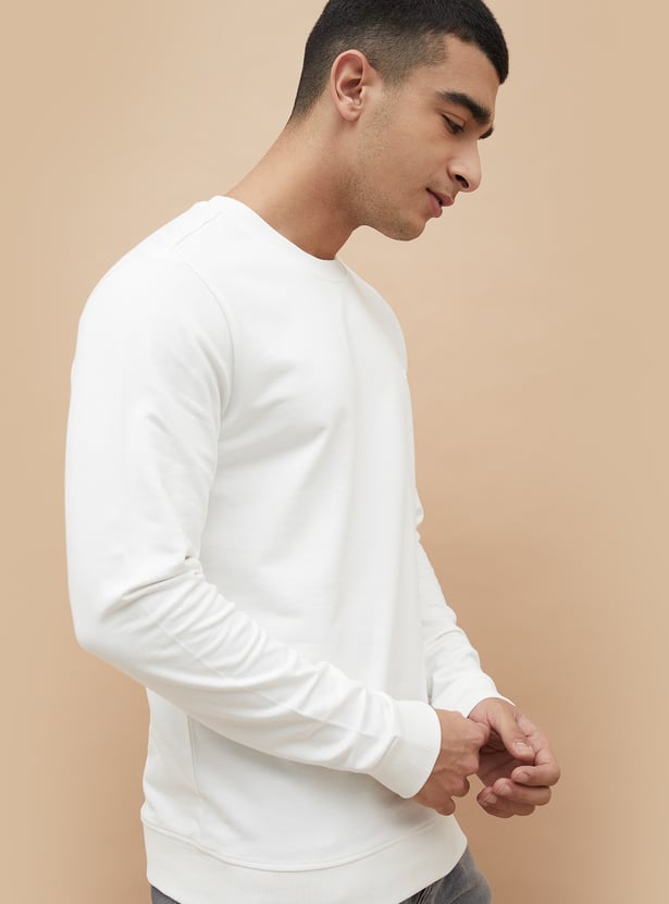 FAME FOREVER Solid Sweatshirt