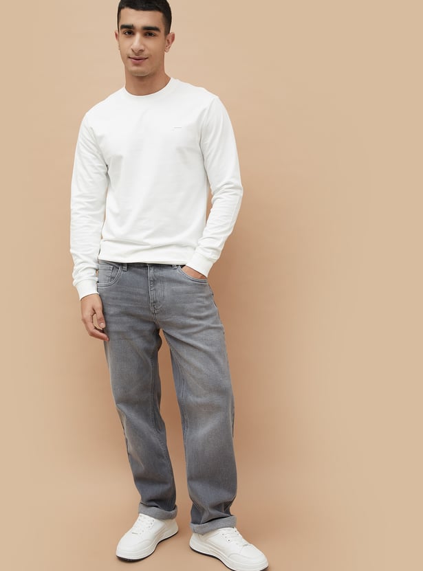 FAME FOREVER Solid Sweatshirt
