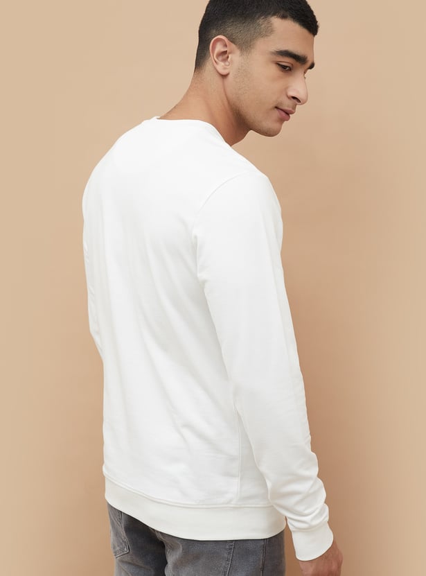 FAME FOREVER Solid Sweatshirt