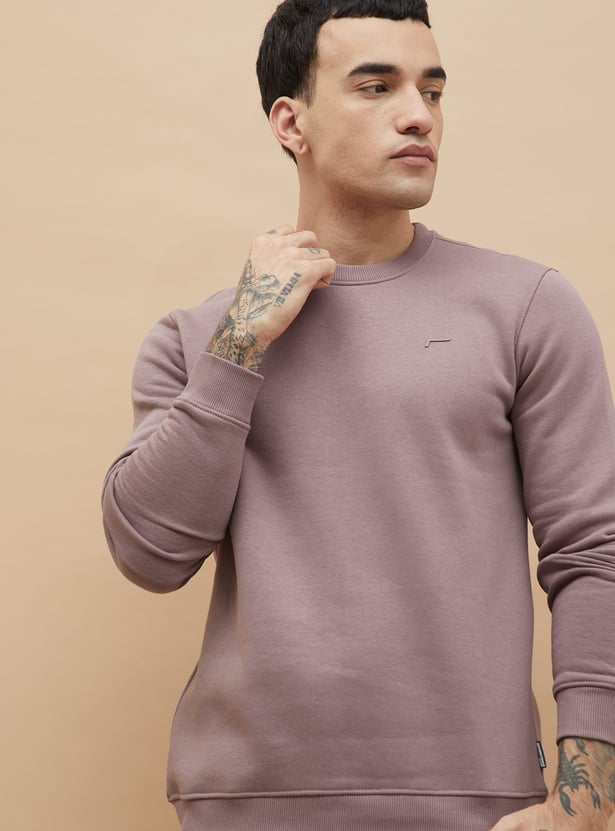 FAME FOREVER Solid Sweatshirt
