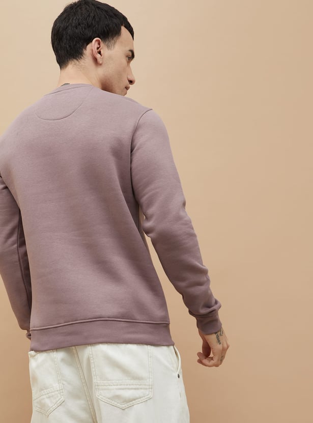 FAME FOREVER Solid Sweatshirt