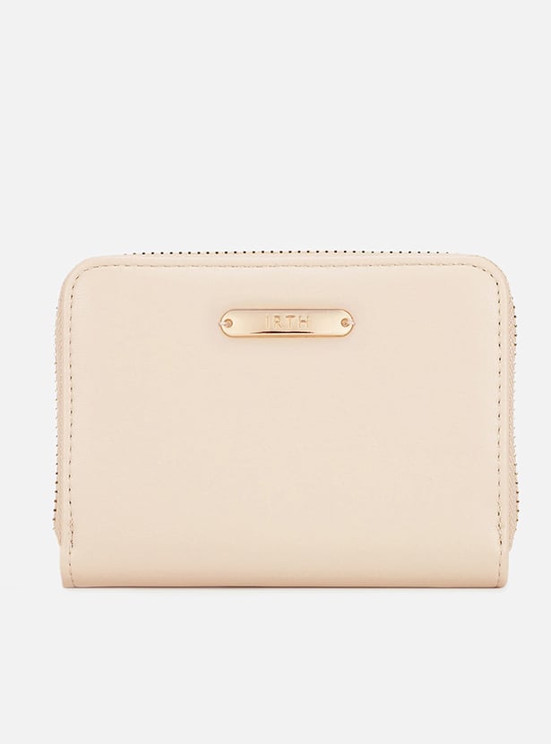IRTH Solid Zip-Around Wallet