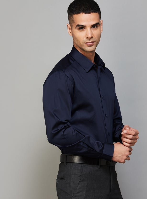 ARROW Men Solid Slim Fit Formal Shirt