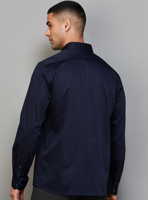ARROW Men Solid Slim Fit Formal Shirt