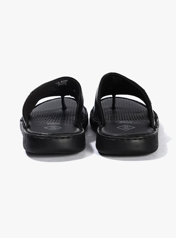 LEE COOPER Cut-Out Leather Sandals