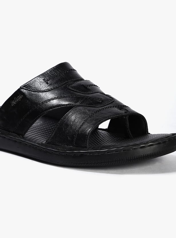 LEE COOPER Cut-Out Leather Sandals