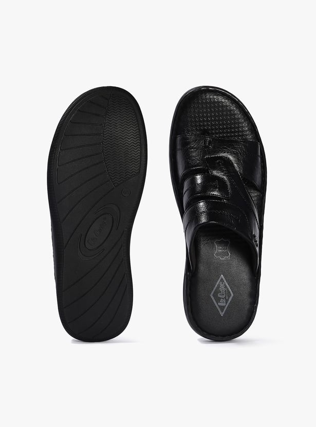 LEE COOPER Cut-Out Leather Sandals