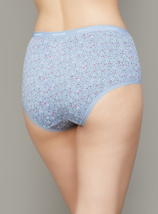 AMANTE Floral Print Hipster Panties - Pack of 3