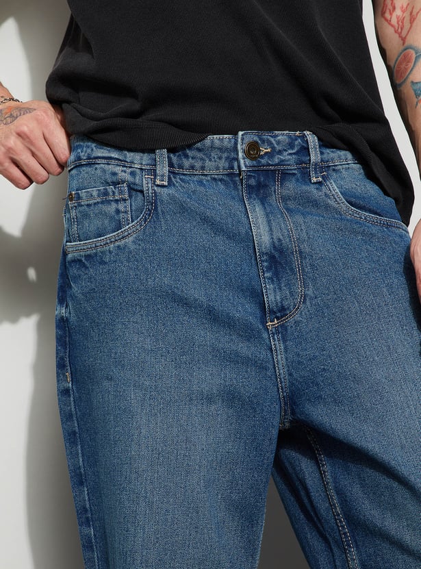 FORCA Washed Loose Fit Jeans