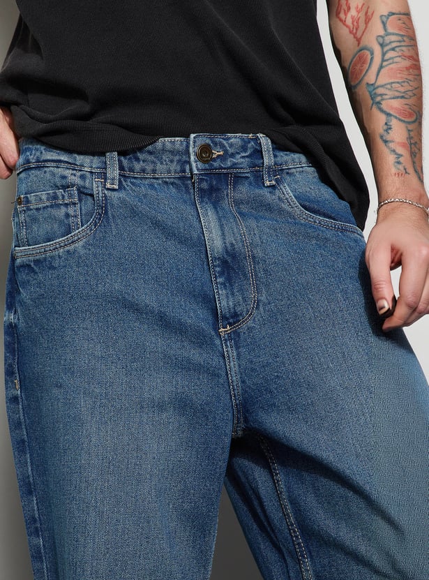 FORCA Washed Loose Fit Jeans