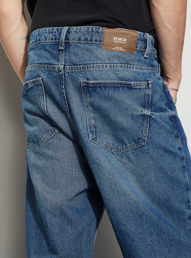 FORCA Washed Loose Fit Jeans