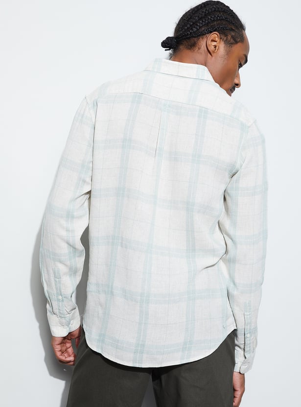 CODE Checked Regular Fit Shirt