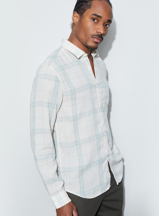 CODE Checked Regular Fit Shirt