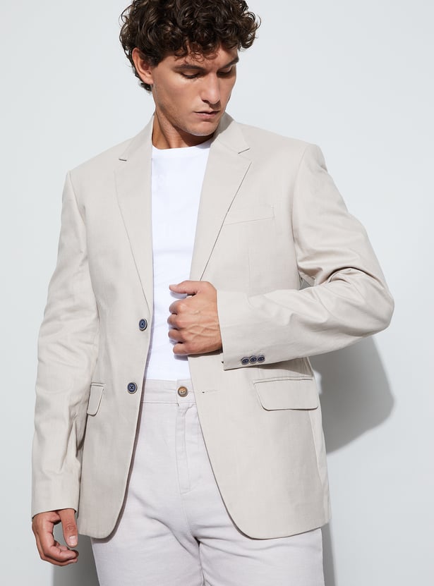 CODE Solid Tailored Fit Blazer