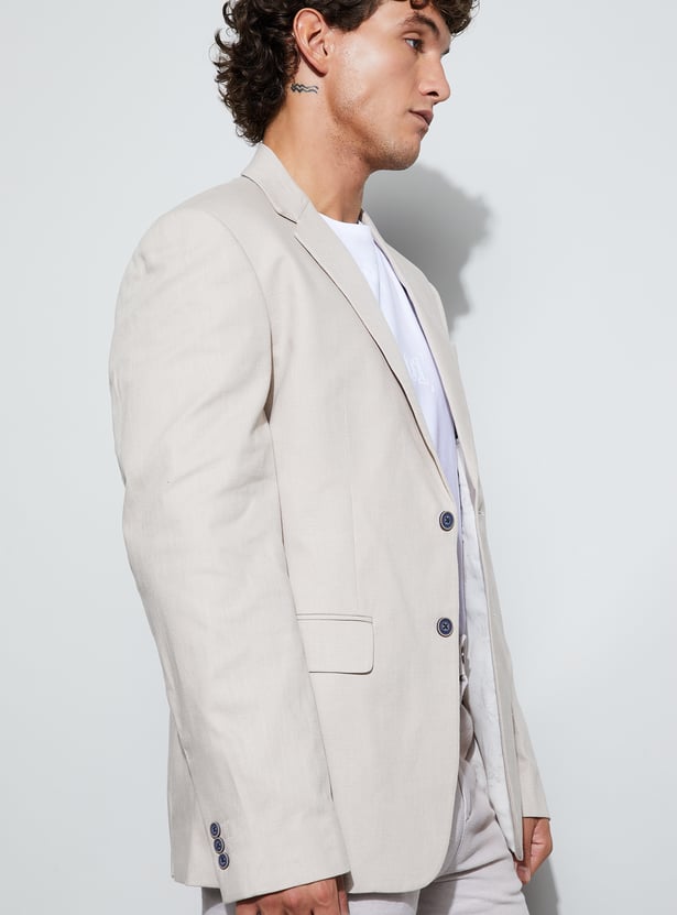 CODE Solid Tailored Fit Blazer