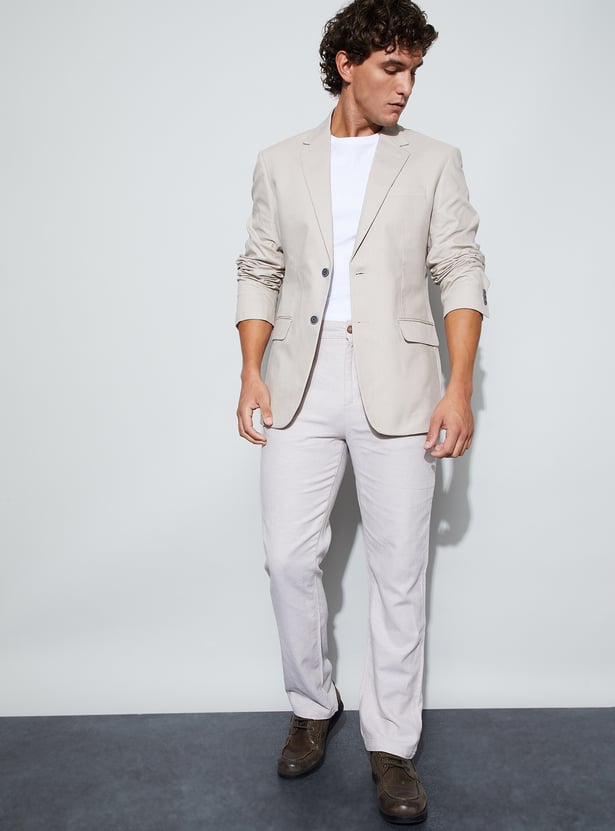 CODE Solid Tailored Fit Blazer
