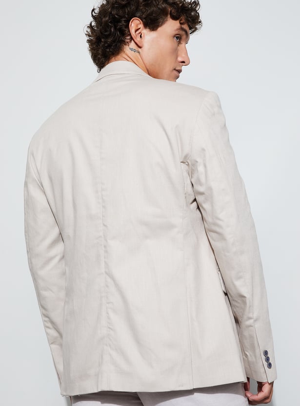 CODE Solid Tailored Fit Blazer