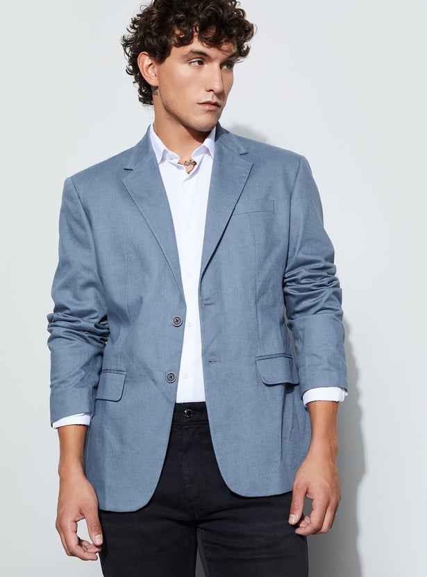 CODE Solid Tailored Fit Blazer