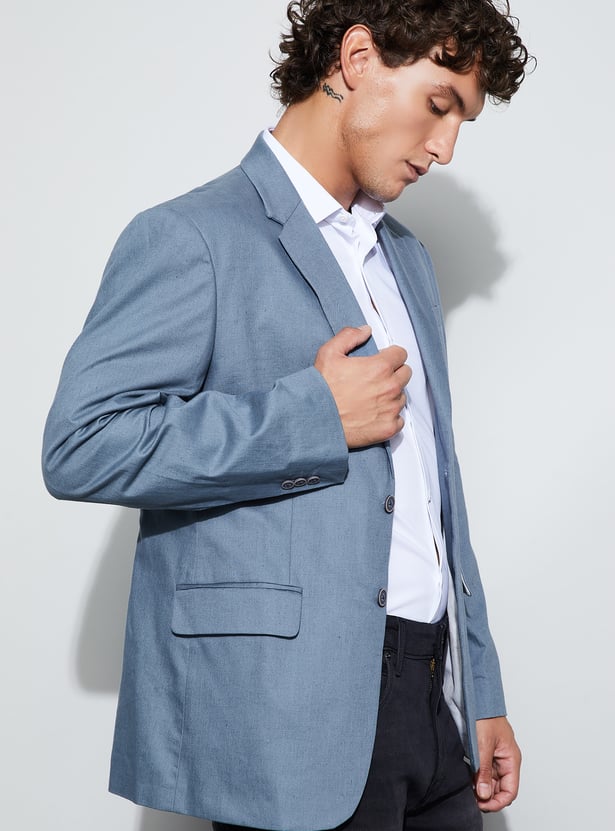 CODE Solid Tailored Fit Blazer
