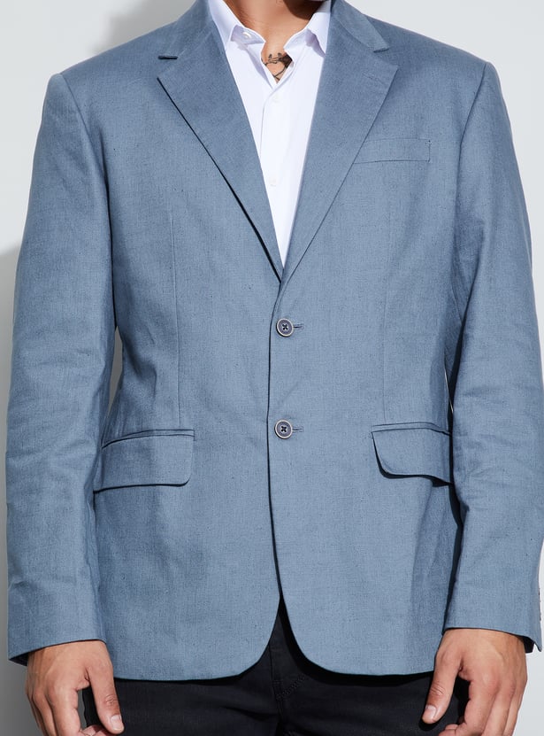 CODE Solid Tailored Fit Blazer