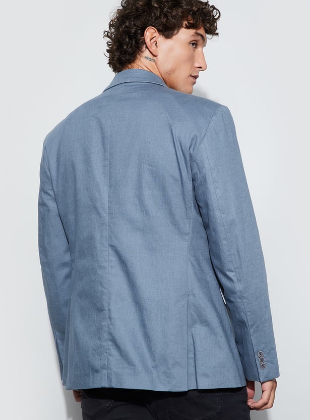 CODE Solid Tailored Fit Blazer