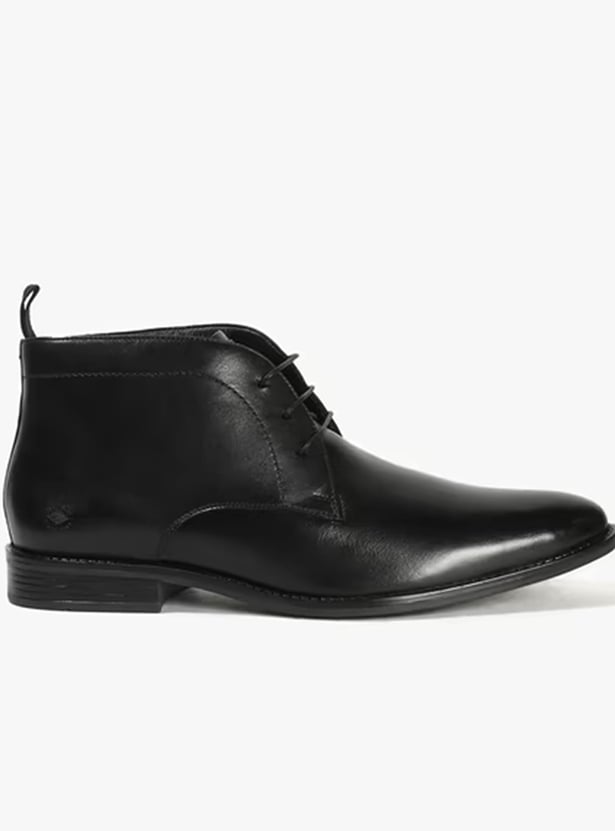 LEE COOPER Leather Chukka Boots