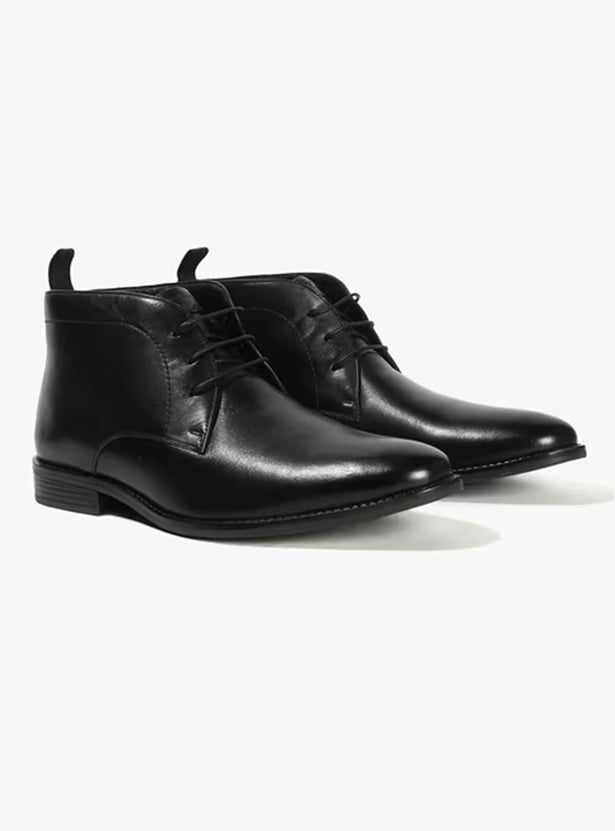 LEE COOPER Leather Chukka Boots