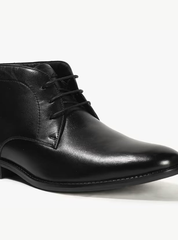 LEE COOPER Leather Chukka Boots