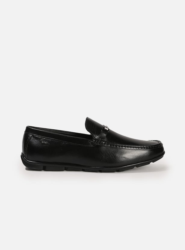 LEE COOPER Leather Bit Loafers