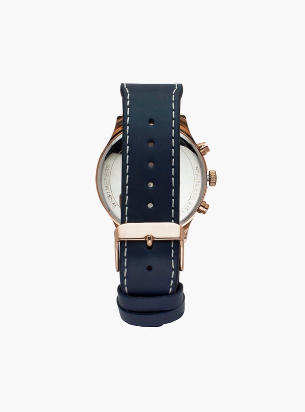 Buy TIMEX Leather Multifunction Watch - TWEG23902 from Timex at