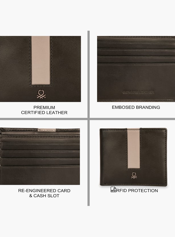 UNITED COLORS OF BENETTON Contrast Panelled Bi-Fold Wallet