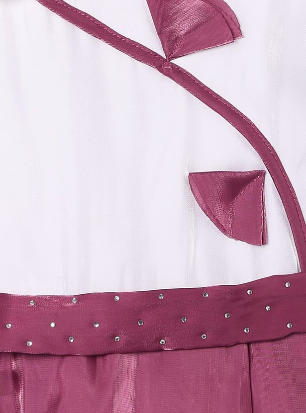 PEPPERMINT Girls Flower Applique Dress